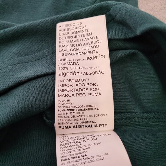 Puma X Dapper Dan Short Sleeve Green Birch Tee NWT Men's Medium Msrp $70 - Picture 5 of 8